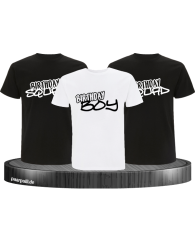 Birthday Boy und Birthday Squad Kindergeburtstags T-Shirts Birthday Boy und Birthday Squad Kindergeburtstags T-Shirts