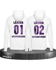 Läster Schwestern 2er Hoodie Set einzigartigem Druck