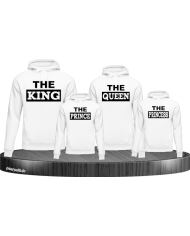 The King Familienlook Hoodies in weiß
