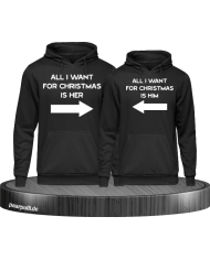 All i want for Christmas is her/him in schwarz