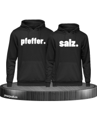 Salz und Pfeffer Partner Hoodies von Paarpulli.de