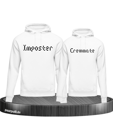 Imposter Crewmate weiß hoodies