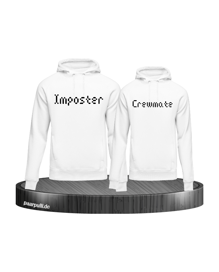 Imposter Crewmate weiß hoodies