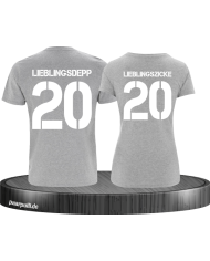 lieblingsdepp lieblingszicke partnerlook shirts in grau