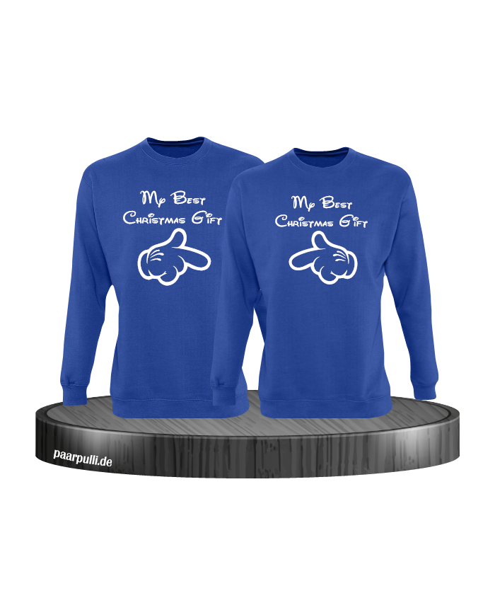 My best Christmas Gift Partnerlook Sweater in blau