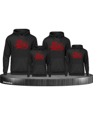 Feliz Navidad 4er Hoodies in schwarz