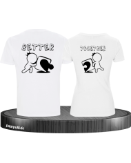 Better Together Partner T-Shirts von Paarpulli.de