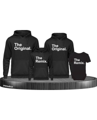 Hoodies bedruckt mit Original Remix schwarz