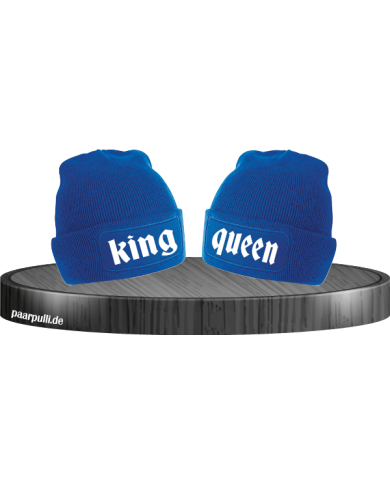 King und Queen Partnerlook Beanies in verschiedenen Farben King und Queen Partnerlook Beanies in verschiedenen Farben