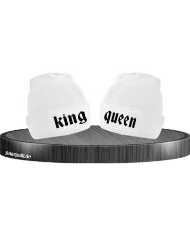 King und Queen Partnerlook Beanies in verschiedenen Farben King und Queen Partnerlook Beanies in verschiedenen Farben