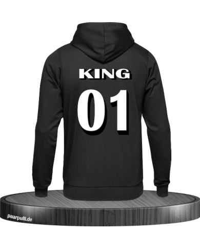 King mit 01 Hoodie in Größe S