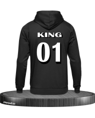 King mit 01 Hoodie in Größe S King mit 01 Hoodie in Größe S