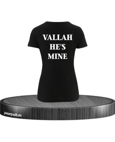 Vallah He´s Mine T-Shirt in Größe XL Vallah He´s Mine T-Shirt in Größe XL