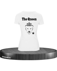 The Queen Löwen Design T-Shirt in Größe XXL