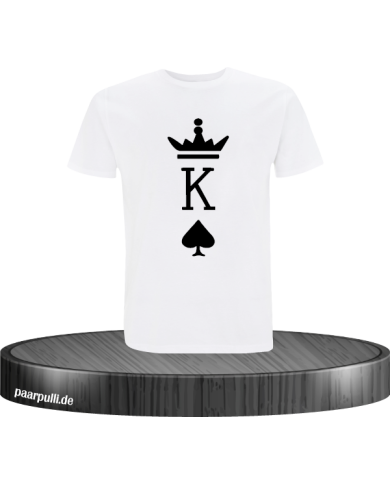King Kartenspiel Design T-Shirt in Größe XL