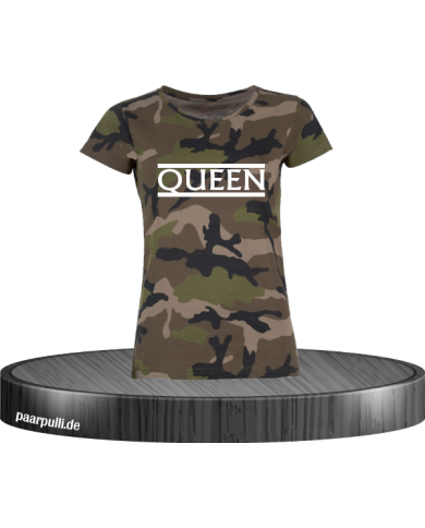 Queen Camouflage T-Shirt in Größe S Queen Camouflage T-Shirt in Größe S