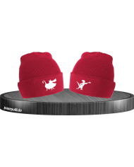 Hakuna Matata Partnerlook Beanies in rot