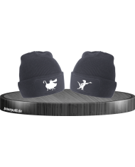 Hakuna Matata Partnerlook Beanies in schwarz