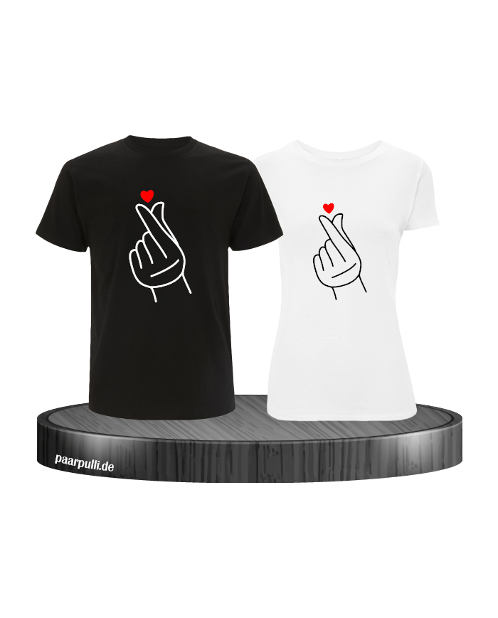 Fingerherzen Partnerlook T-Shirts