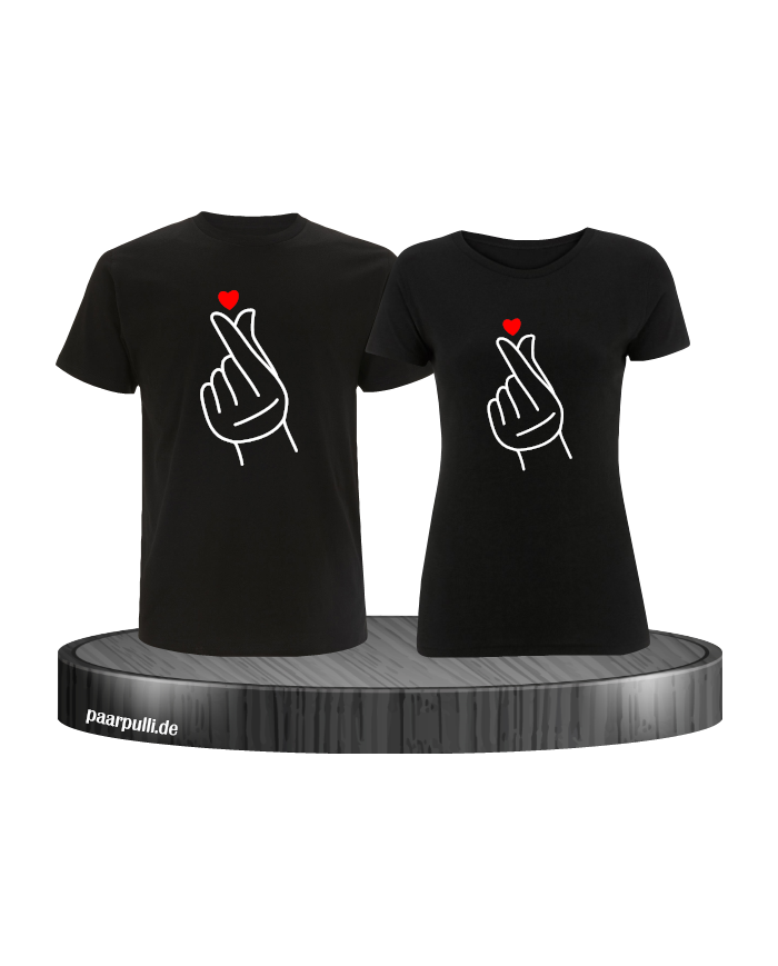 Fingerherzen Partnerlook T-Shirts