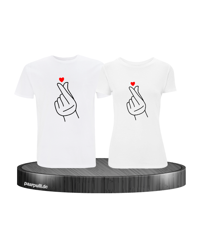 Fingerherzen Partnerlook T-Shirts