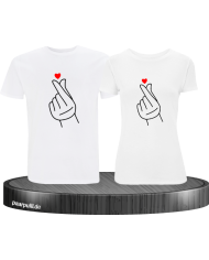 Fingerherzen Partnerlook T-Shirts