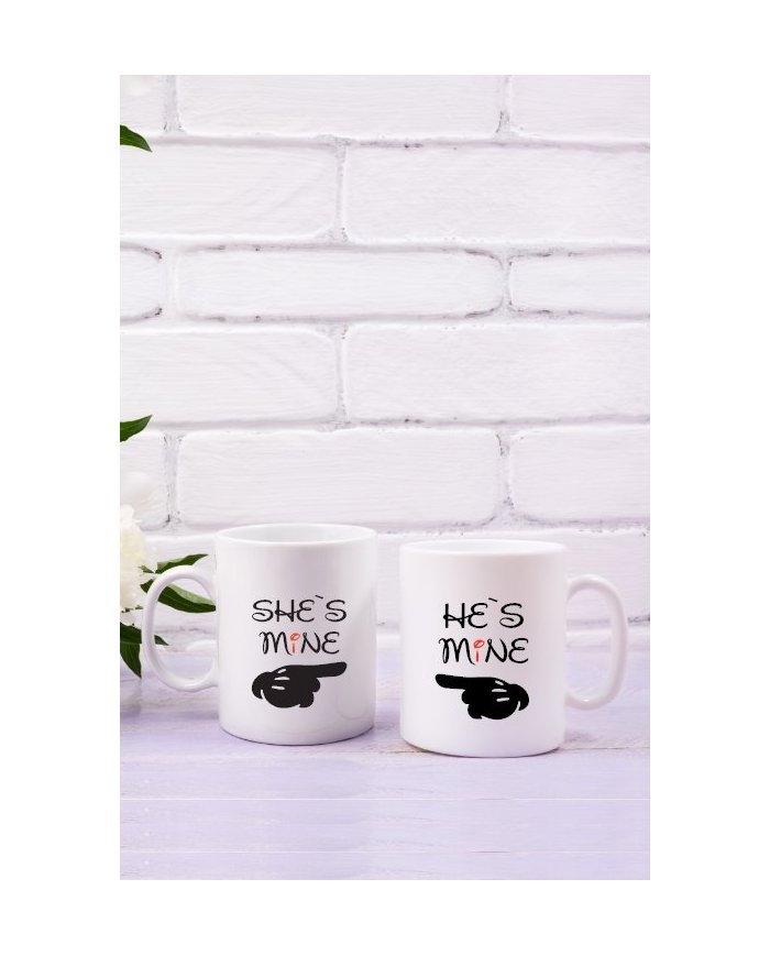 She´s Mine He´s Mine TASSEN im Set