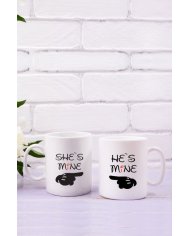 She`s Mine He`s Mine Partner Tassen