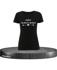 außer nüchtern bleiben T-Shirt in Größe M