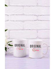 Original King und Original Queen Tassen im Set