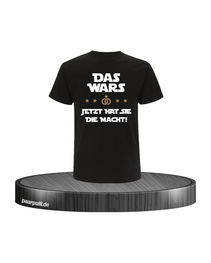 Das wars jetzt hat Sie die Macht T-Shirt in Größe L