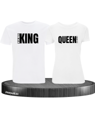 King Queen mit Wunschdatum in weiß