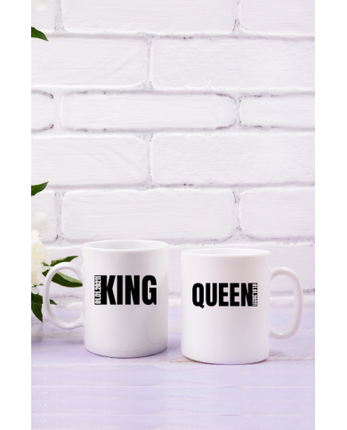 King und Queen mit...