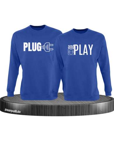 Plug and Play Sweatshirts in blau blau Plug and Play Sweatshirts in blau blau