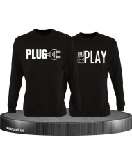 Plug and Play Sweatshirts in schwarz