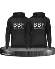 BBF Pullover Set - Blonde & Brunette Beste Freunde Pullover schwarz weiß