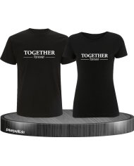 "Together forever" Partnerlook T-Shirts im modernen Stiel