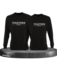 Together Forever Partnerlook Sweatshirts in schwarz