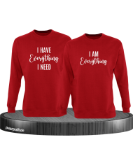 I have everything i need Partnerlook rot