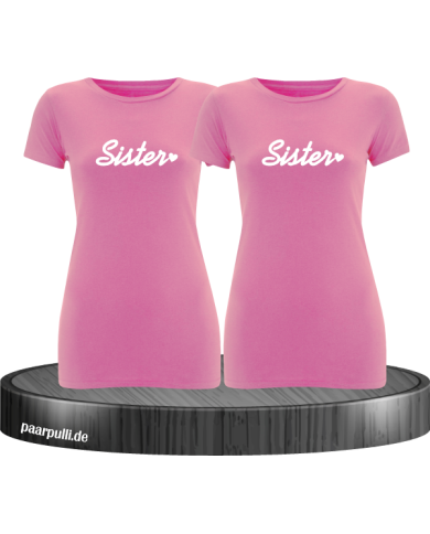 Sister Herz Shirts rosa Sister Herz Shirts rosa