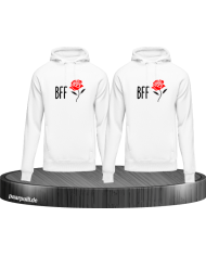 BFF Hoodie weiß