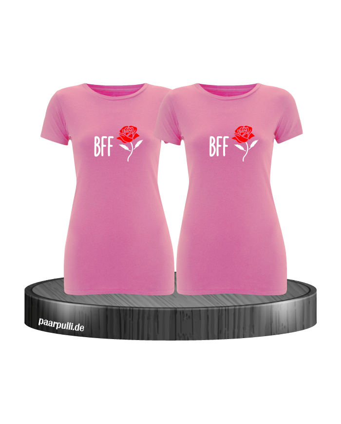 BFF mit Rose rosa