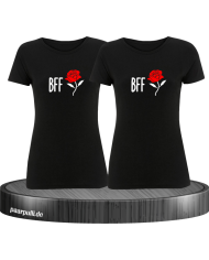 BFF mit Rose schwarz