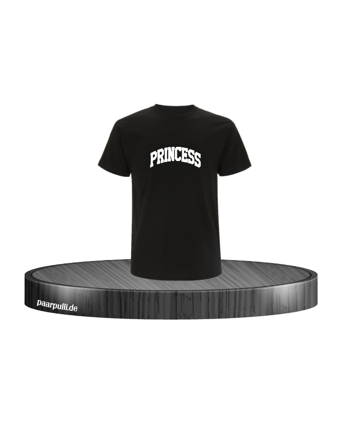 Princess kurvig Shirt schwarz