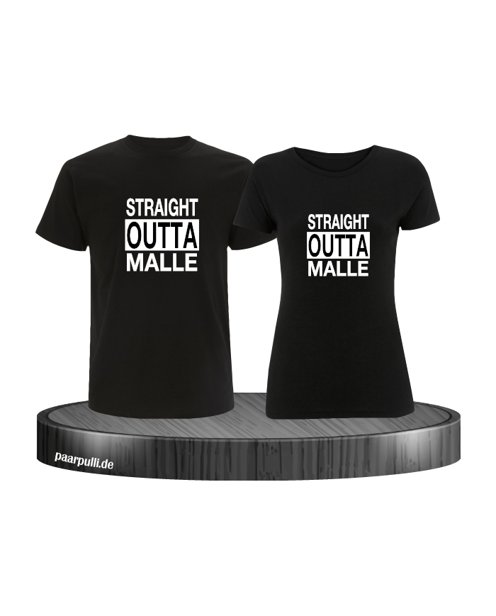 Straight Outta Malle Shirt schwarz
