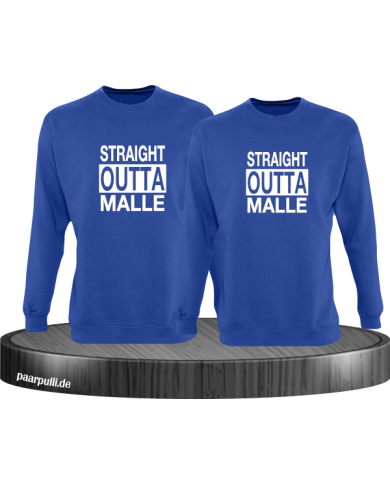 Straight Outta Malle Pullover blau Straight Outta Malle Pullover blau