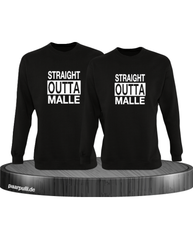 Straight Outta Malle Pullover schwarz Straight Outta Malle Pullover schwarz