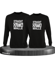 Straight Outta Malle Pullover schwarz