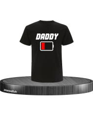 Low Battery Daddy TShirt schwarz
