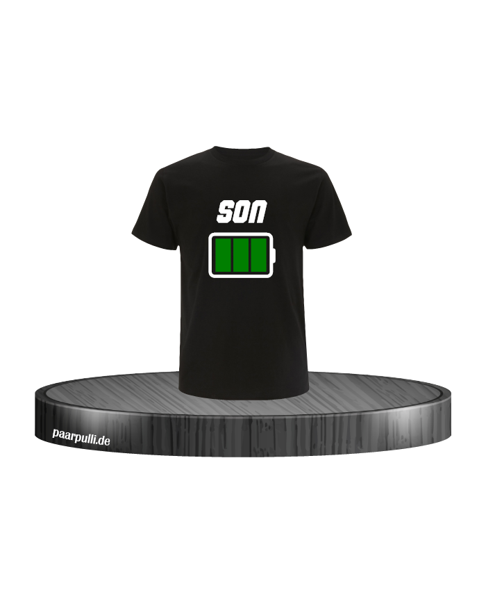 Full Akku Son Shirt schwarz